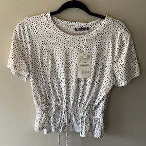 ZARA TOP || Polka Dots
